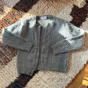 vintage wool cardigan